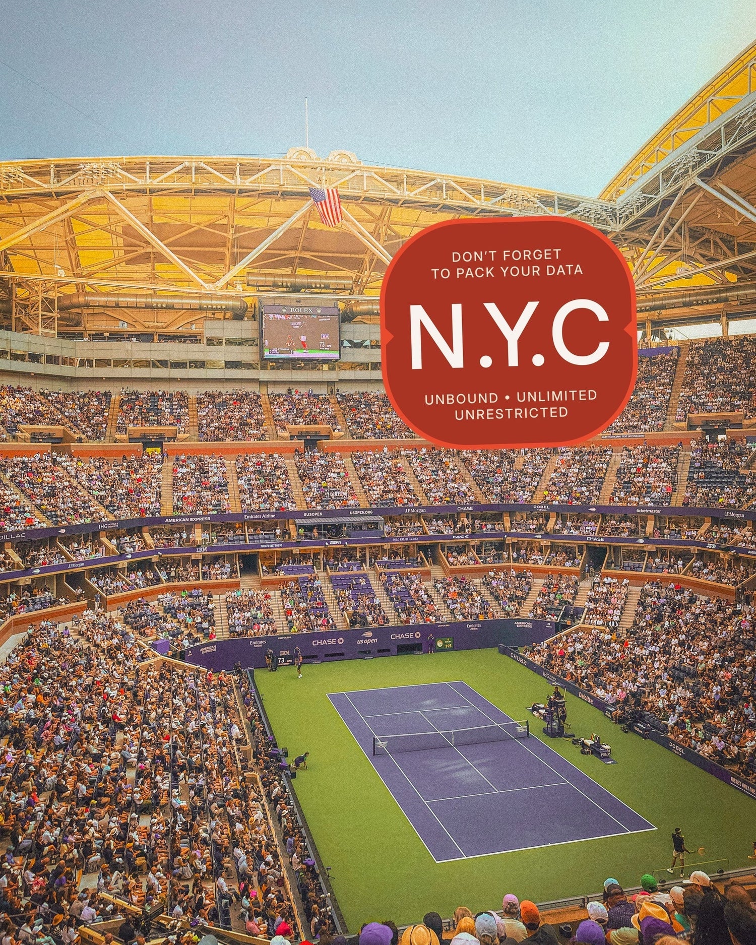 Get an eSIM for the US Open