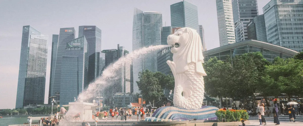 Merlion Park in Singapore
