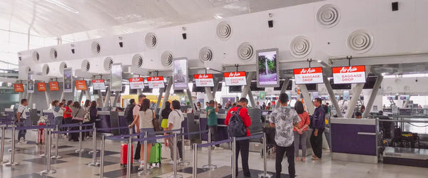 Air Asia check-in counters