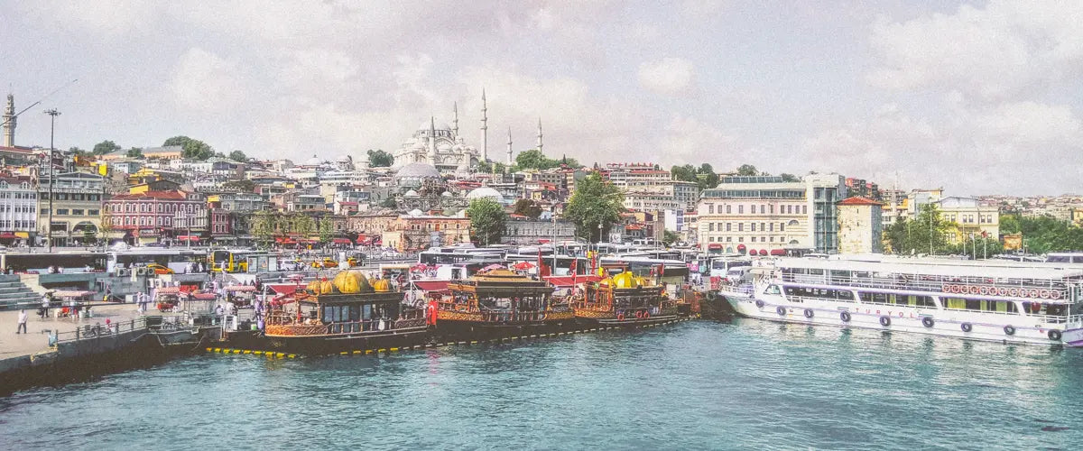 The Karaköy waterfront in Istanbul, Turkey