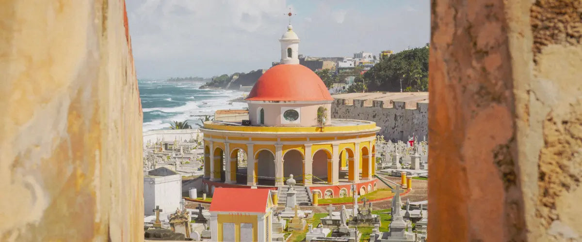 The Santa María Magdalena de Pazzis Cemetery in Old San Juan, Puerto Rico