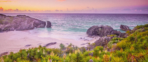 A coastal view in Bermuda