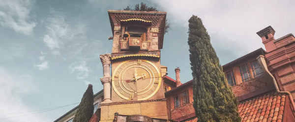 The Clock Tower in Tbilisi, Georgia