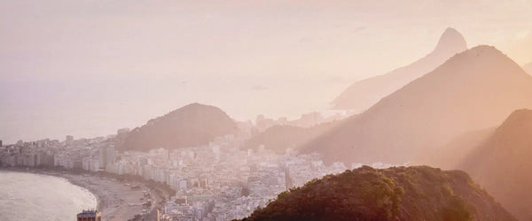 The mountains across Rio de Janeiro, Brazil