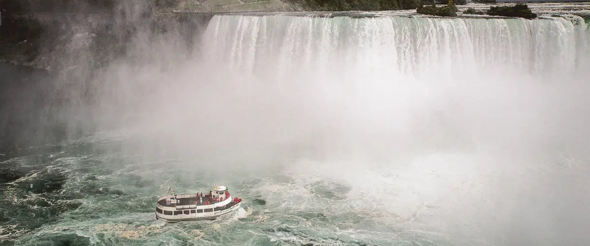 The Niagara Falls, near Canada