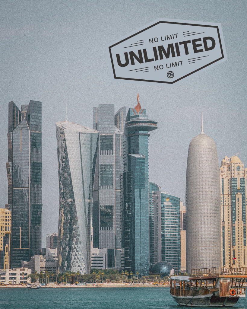Buy a travel eSIM for Qatar with unlimited data