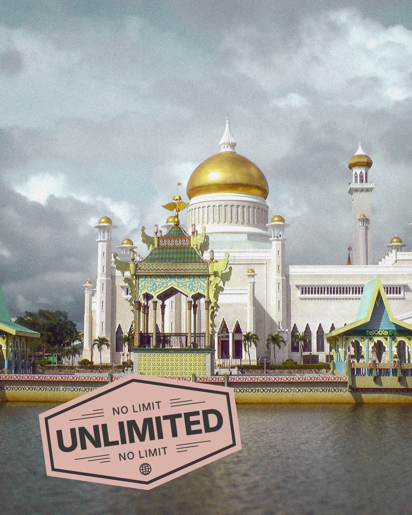 Buy a travel eSIM for Brunei with unlimited data