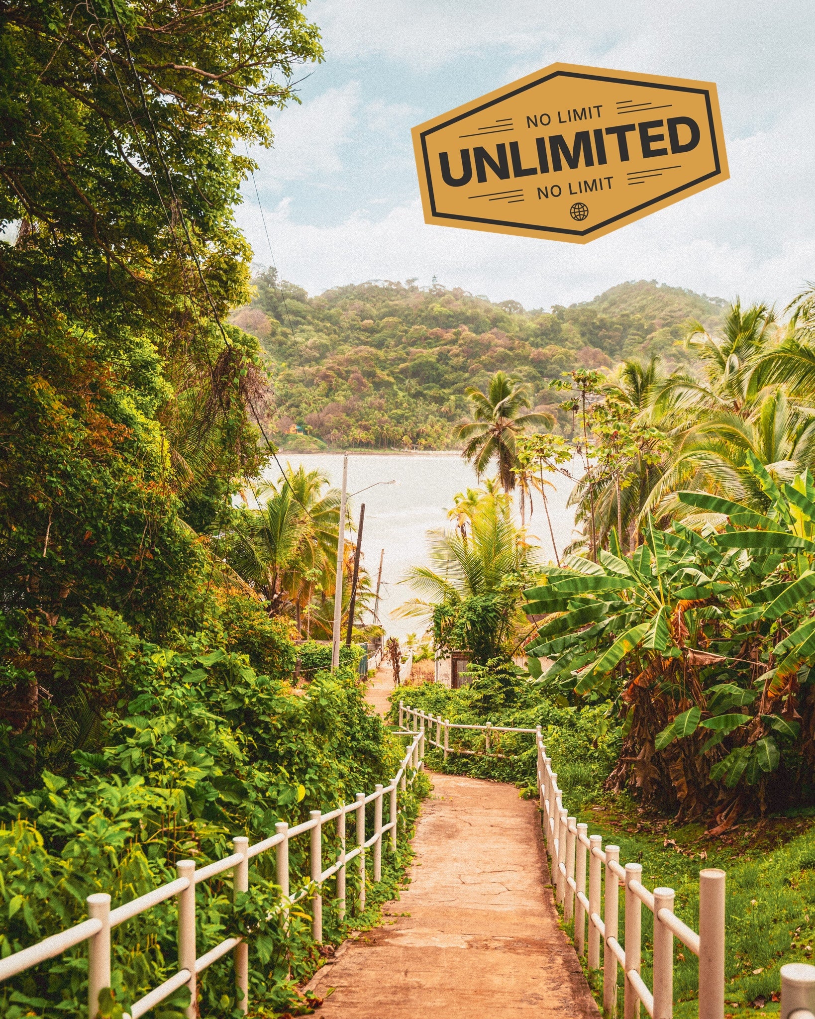 Panama landscape showing iconic local scene, promoting eSIM unlimited data for travellers