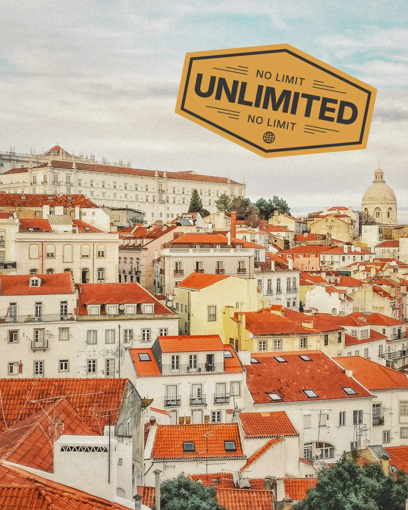 Buy a travel eSIM for Portugal with unlimited data