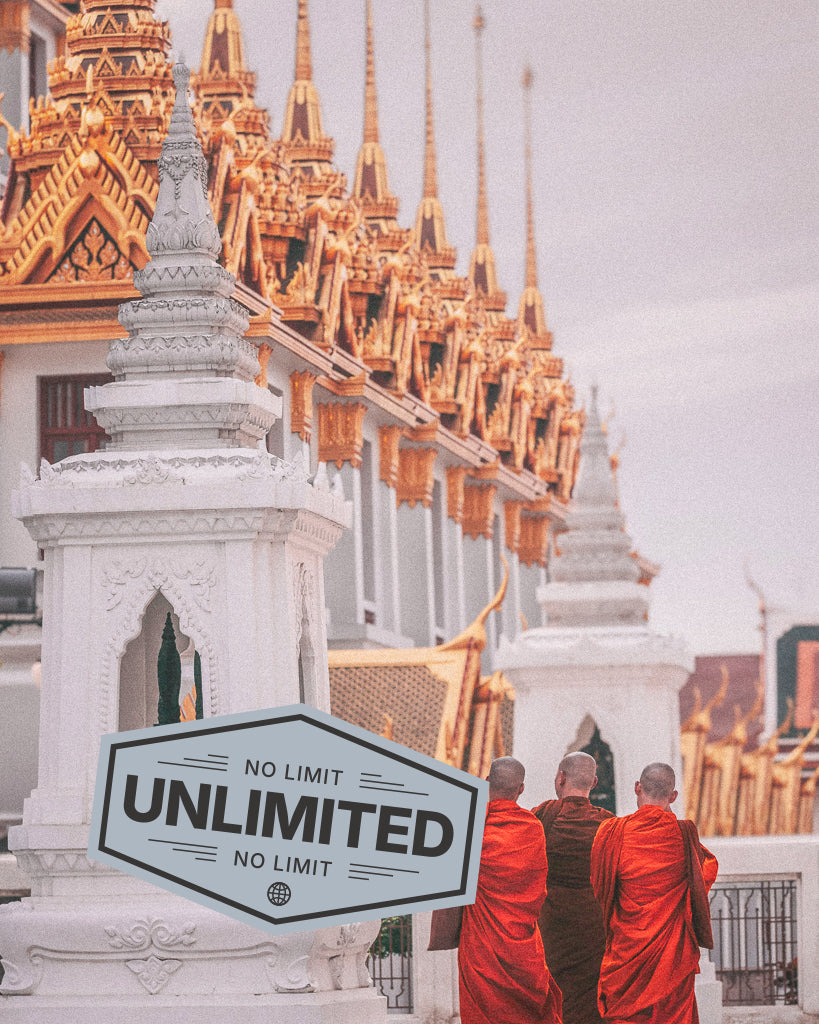 Buy a travel eSIM for Thailand with unlimited data