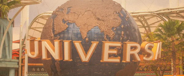The front sign at Universal Studios Singapore