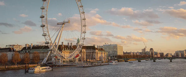 The London Eye overlooking the River Thames