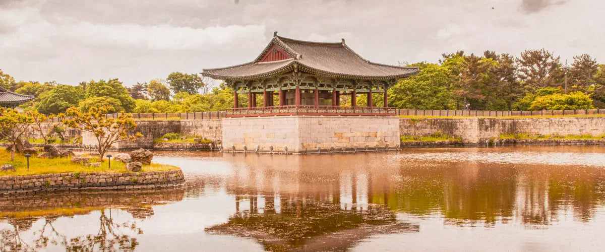 Donggung Palace and Wolji Pond in Gyeongju, South Korea