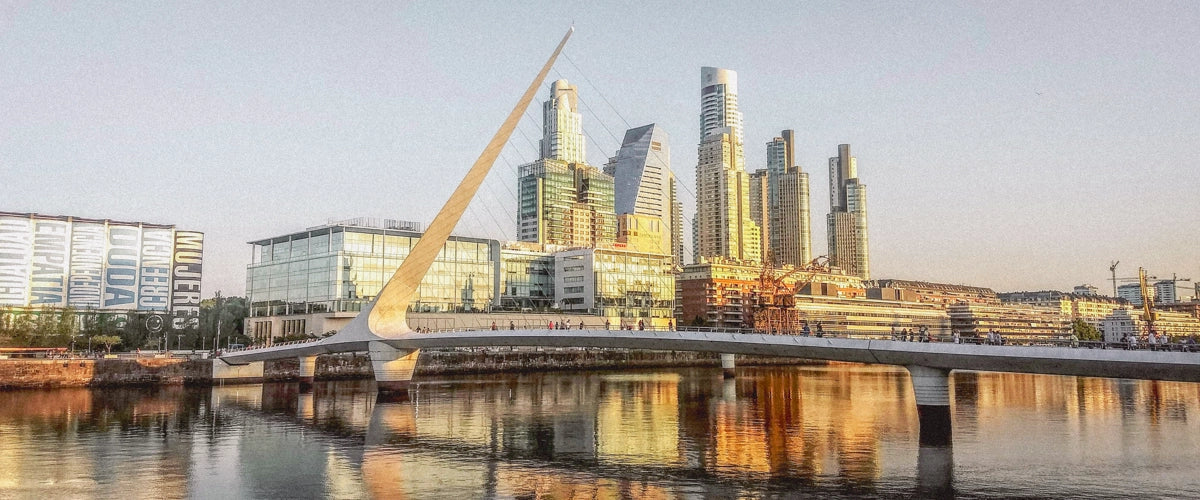 A panorama of Buenos Aires in Argentina