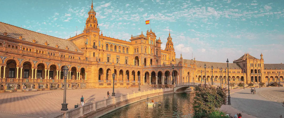 The Plaza de España in Seville, Spain