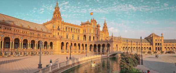 The Plaza de España in Seville, Spain