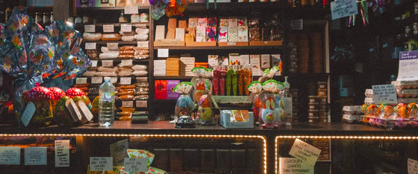 The inside of a candy store in Melbourne, Australia