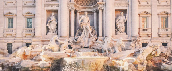 The Trevi Fountain in Rome, Italy