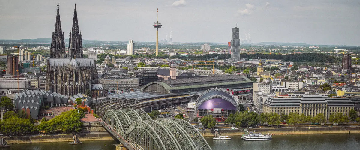 A panorama of Cologne, Germany
