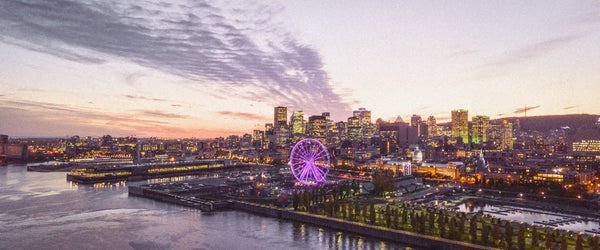 Montreal, Canada, at dusk