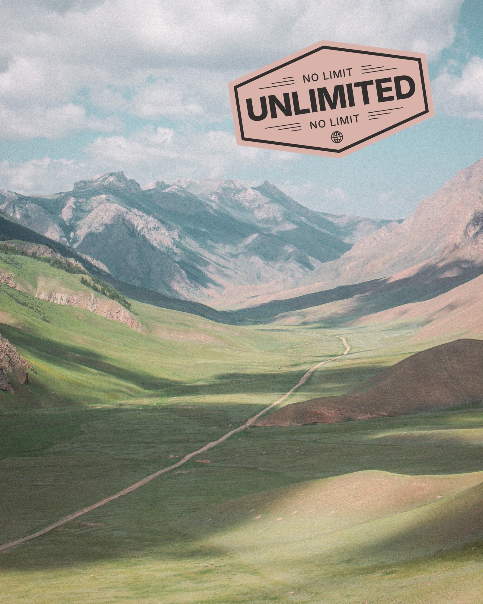 Kyrgyzstan landscape showing iconic local scene, promoting eSIM unlimited data for travellers