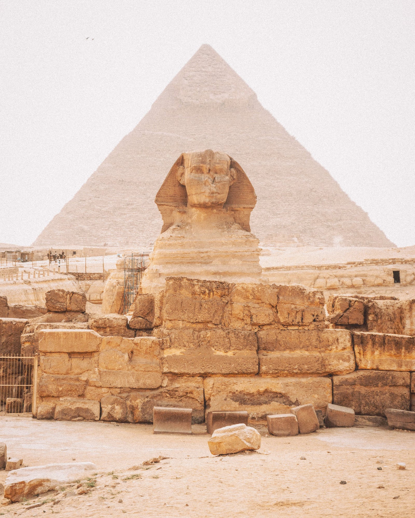 Giza Pyramid and Sphinx, promoting multi-country eSIM service