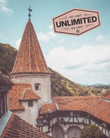 Romania landscape showing iconic local scene, promoting eSIM unlimited data for travellers