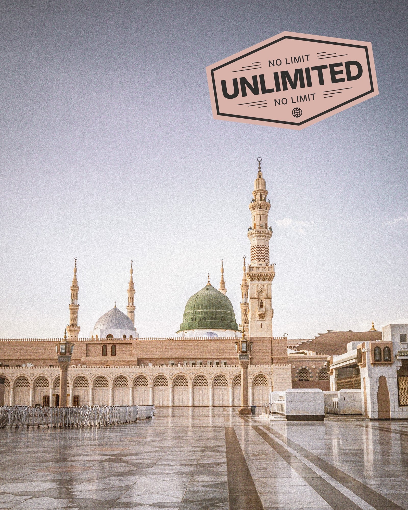 Saudi Arabia landscape showing iconic local scene, promoting eSIM unlimited data for travellers