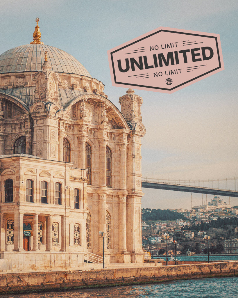 Buy a travel eSIM for Turkey with unlimited mobile data